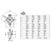 Насос ручной для дизельного топлива, бензина и масла Petroll K5