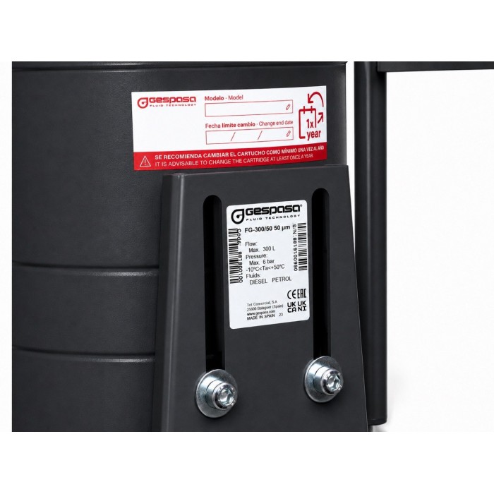 Сепаратор дизельного топлива и бензина Gespasa Mobil filtering kit FG 300х2